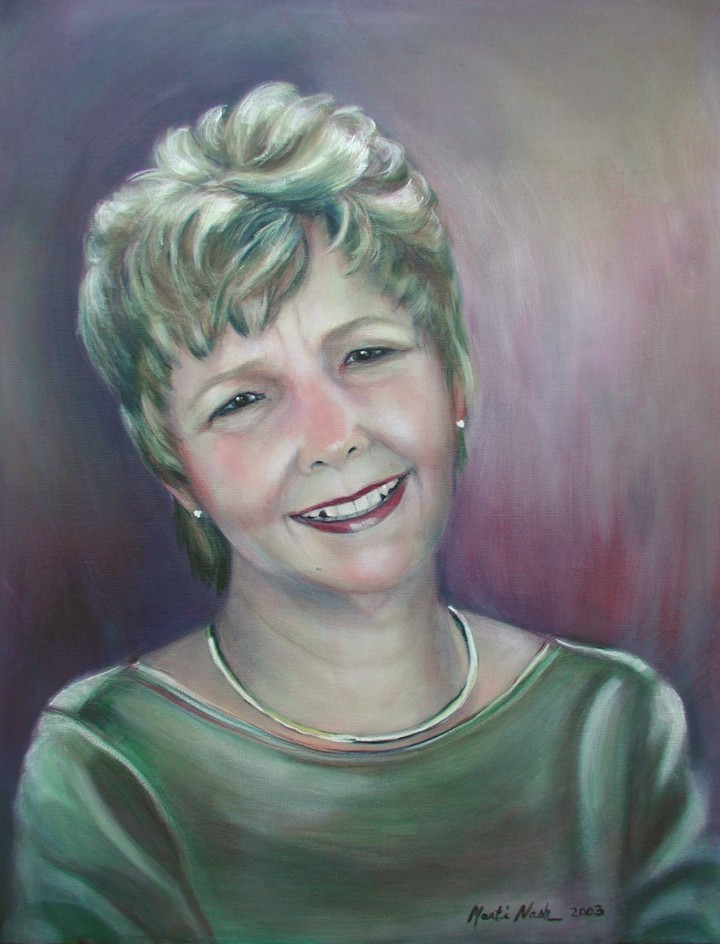 "Marj" - Acrylic - 2004  24" by 36"   commission p